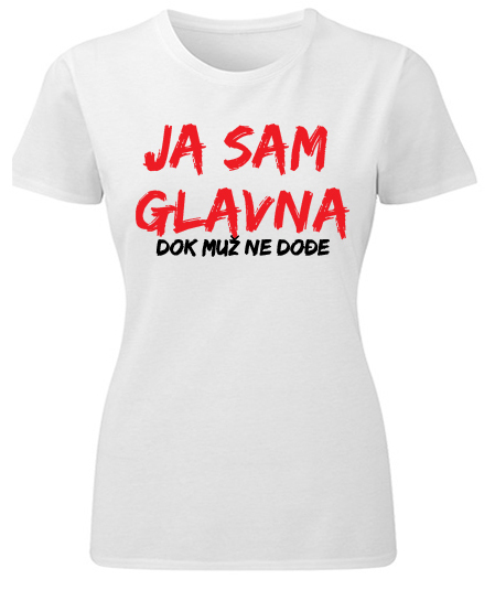 Majice sa stampom natpisom slikom/Za devojku/ja sam glavna.jpg